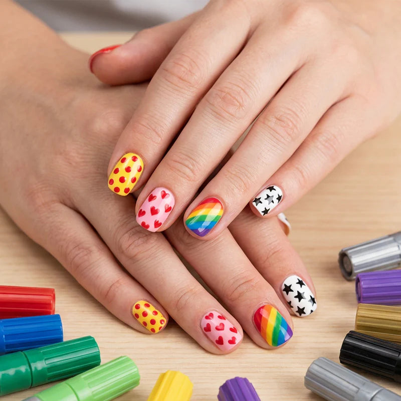 Nail Art Pen Set Of 12
