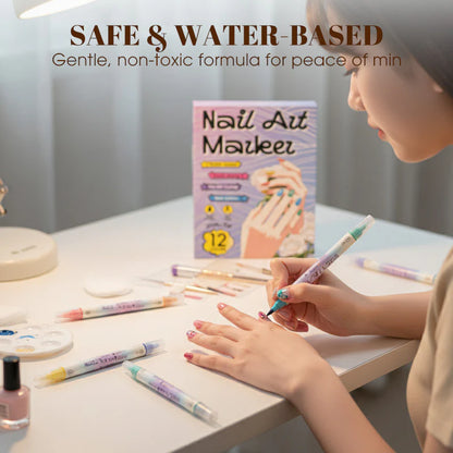 Nail Art Pen Set Of 12