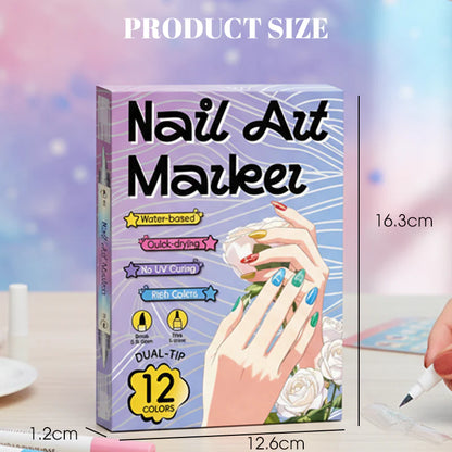 Nail Art Pen Set Of 12