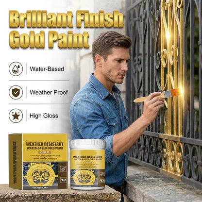 Allony Gold Acrylic Paint - 400ml