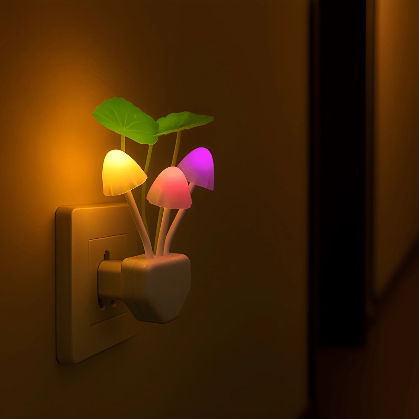 Mushroom Night Lamp – Color Changing LED Night Light for Bedroom & Kids Room