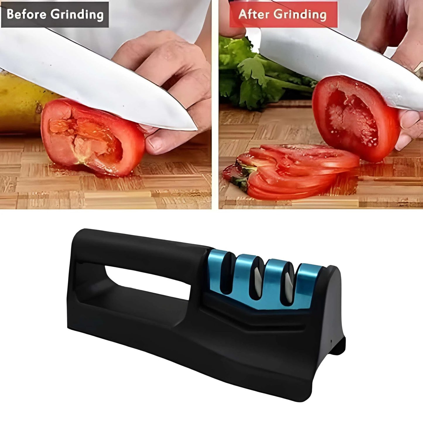 Kitchen Knife Sharpener – Handheld for Chefs & Serrated Knives