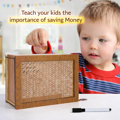 Wooden Saving Money Box