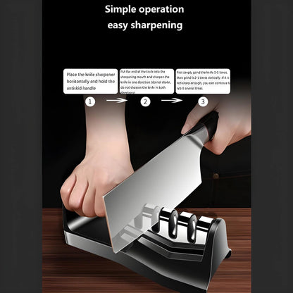 Kitchen Knife Sharpener – Handheld for Chefs & Serrated Knives