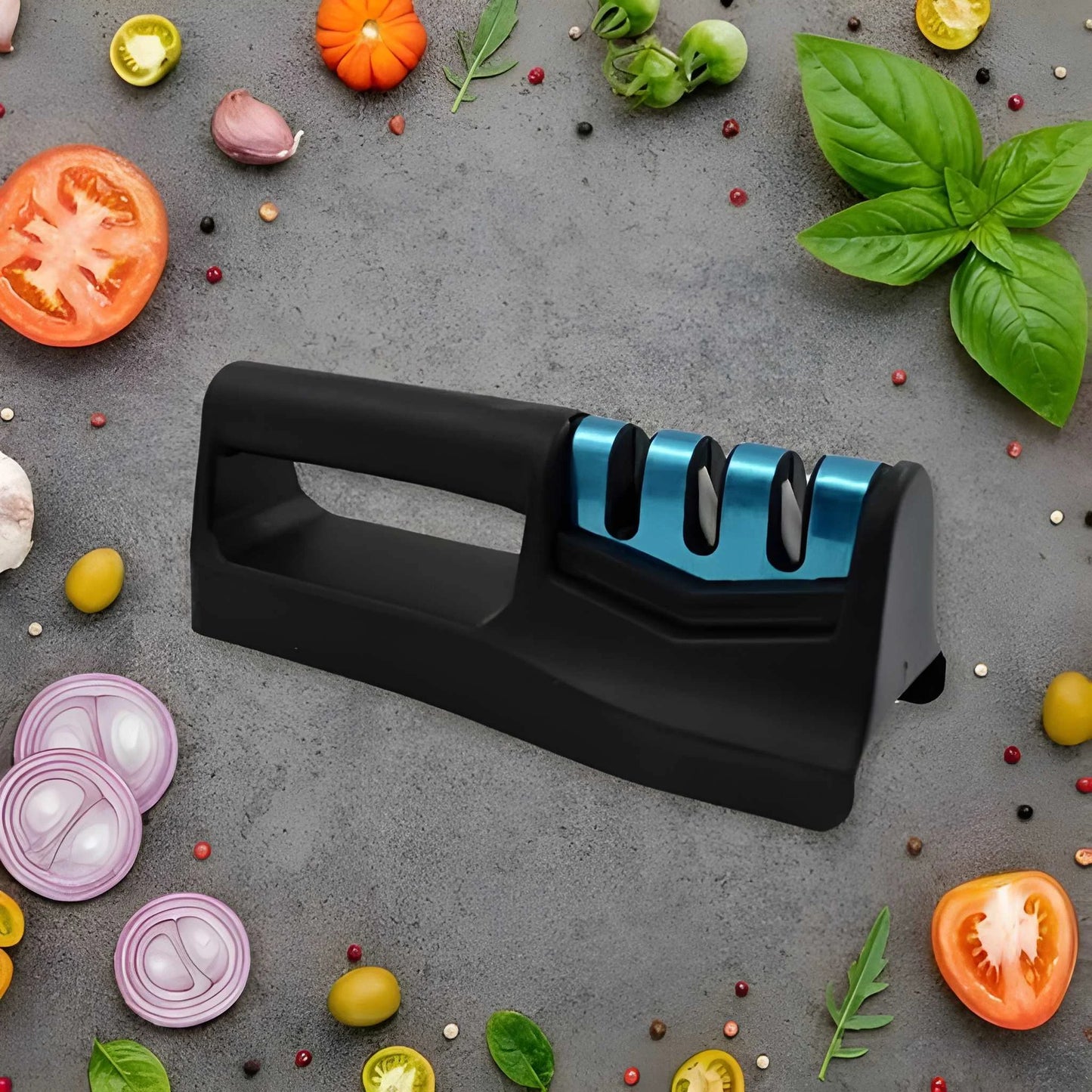 Kitchen Knife Sharpener – Handheld for Chefs & Serrated Knives